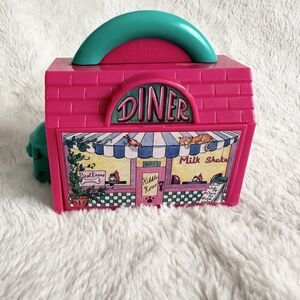 Galoob Mini Pound Puppies Diner Small Playset Vintage 1995 With Accessories Toy